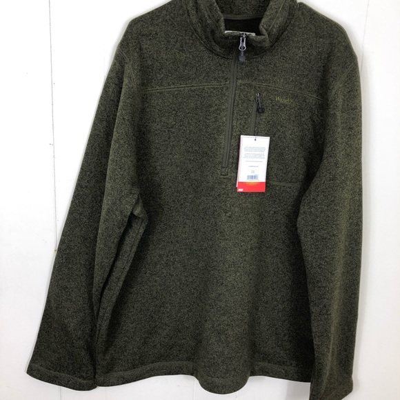 NWT WindRiver Men's T-Max Heat Quarter Zip Sweatshirt Sz 2XL - Picture 7 of 15